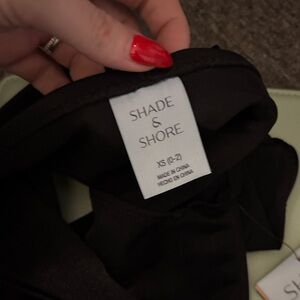 Shade & Shore Elegant Black bikini bottom